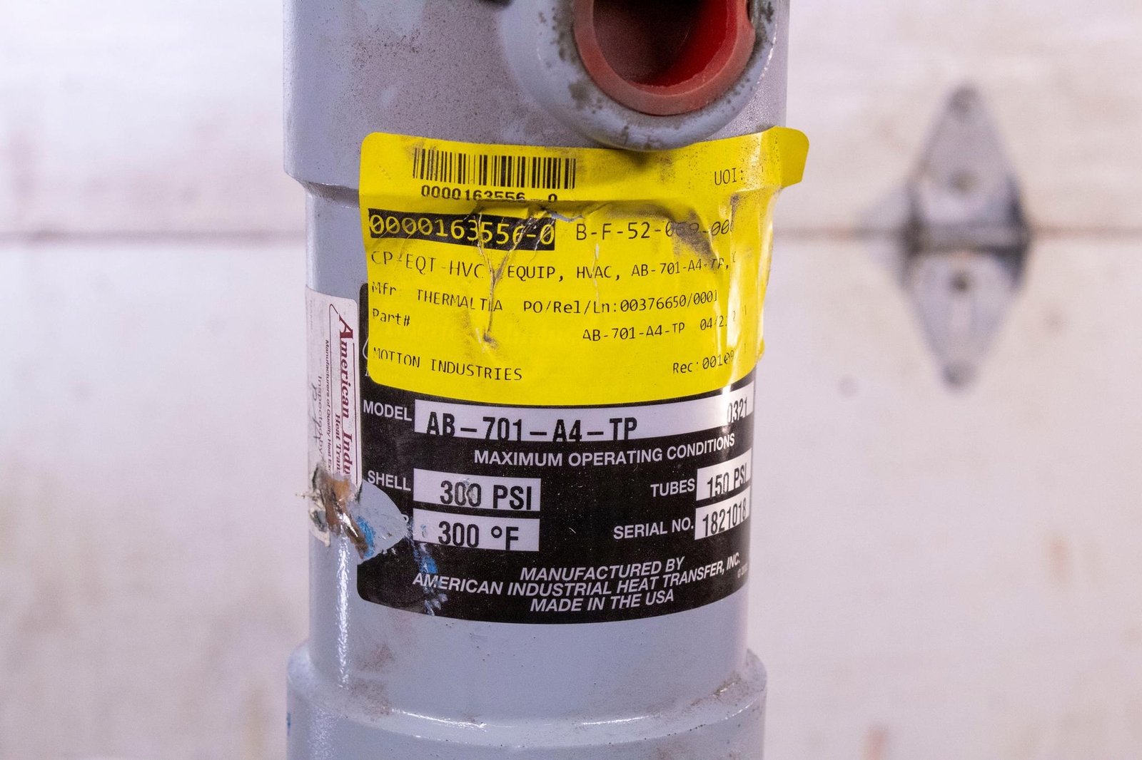 AMERICAN Industrial Heat Transfer AB-701-A4-TP