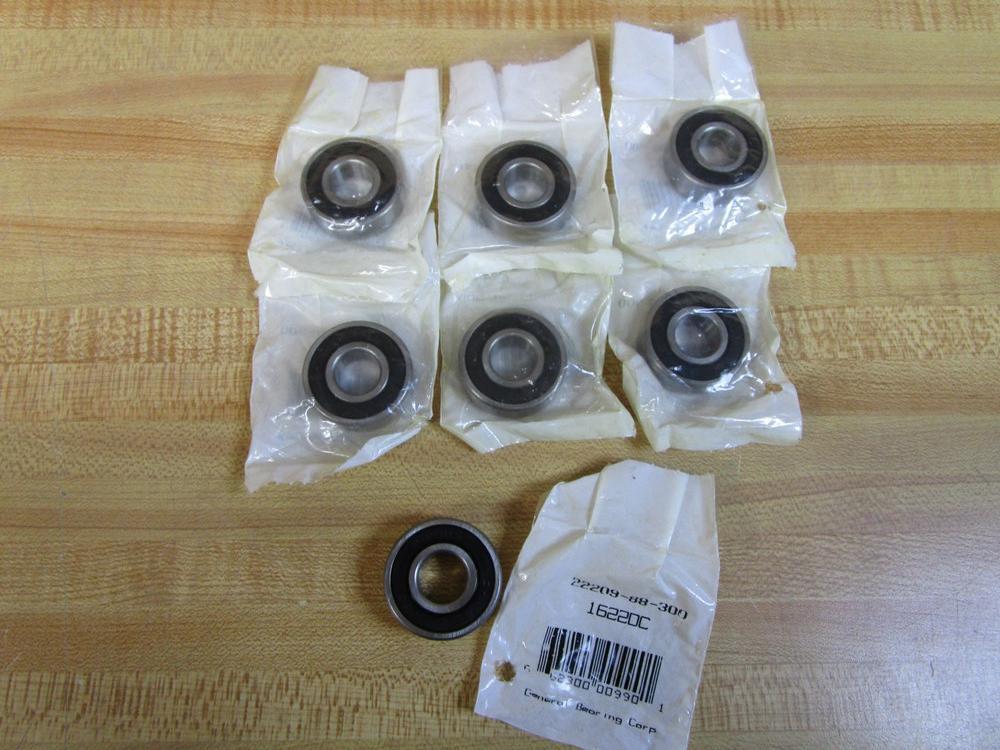 General Bearing 16220C GBC Bearing 1622RS (Pack of 7)