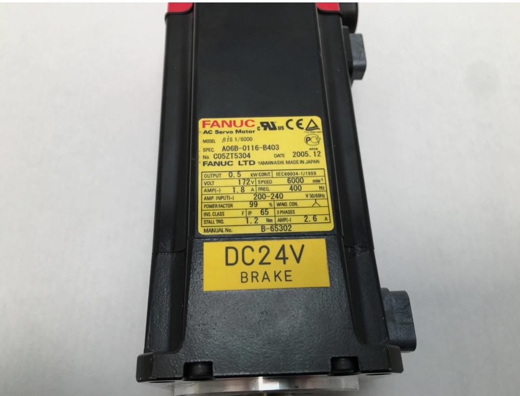 1pcs Used 100% test FANUC Servo Motor A06B-0116-B403 by DHL or EMS