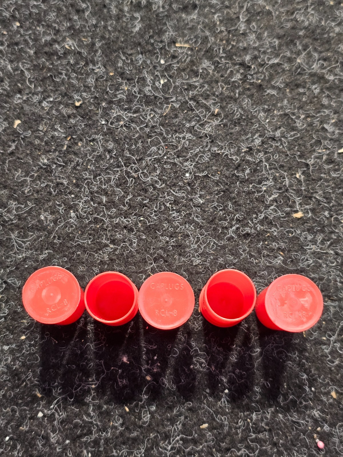 (QTY 500) Caplugs 99191507 Plastic Long-Threaded Connector Cap RCL-8, PE-LD