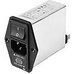 Schaffner EMC FN1394-10-05-11 Power Entry Module Filtered M 3 POS 250VAC 10A …