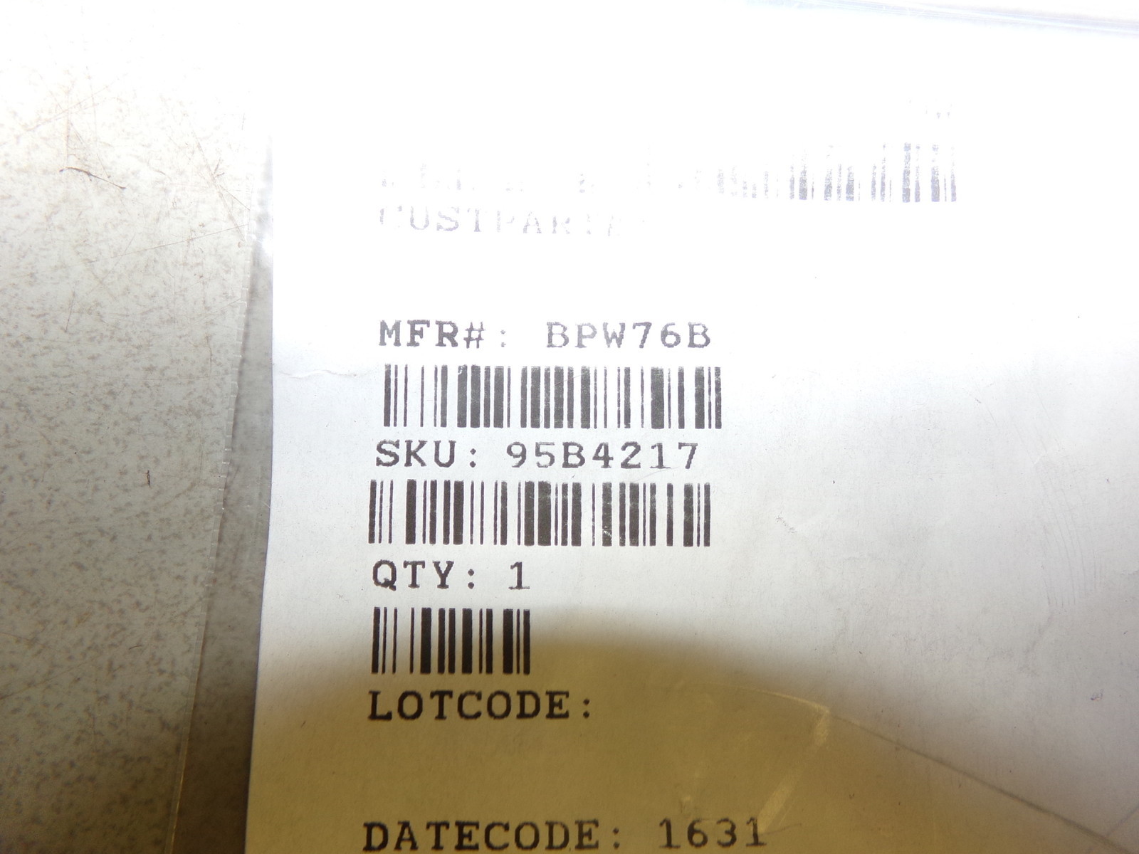 NEW Vishay BPw76B 95B4217 Photo SKU Low *FREE SHIPPING*