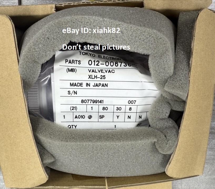 TEL TOKYO ELECTRON LIMITED 012-006736-1 VALVE,VAC XLH-25,NEW
