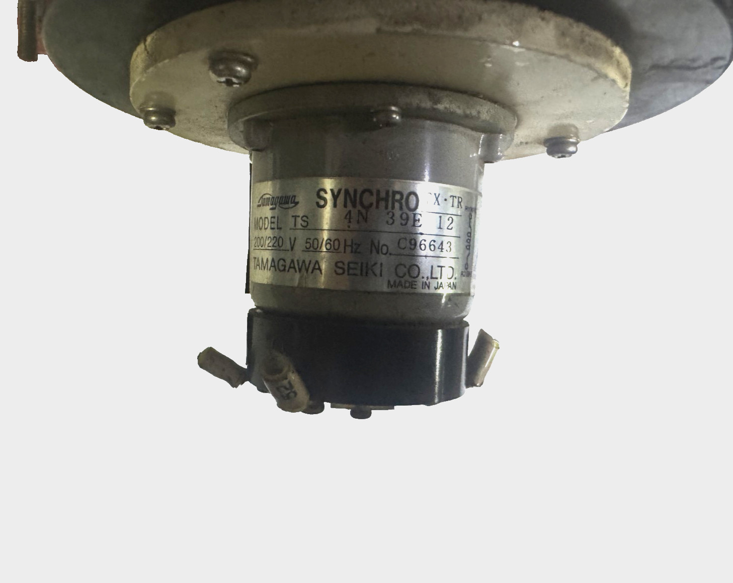 Tamagawa Seiki TS4N39E12 Synchro Motor Indicator Unit 220V TX/TR