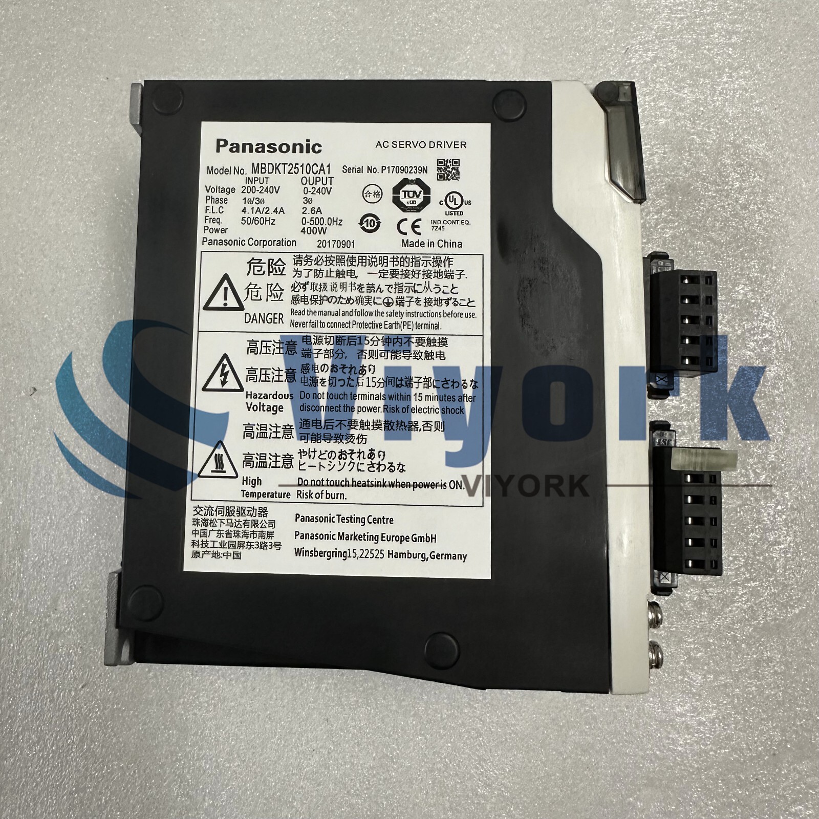 Panasonic MBDKT2510CA1 AC Servo DRIVE NEW&ORIGINAL