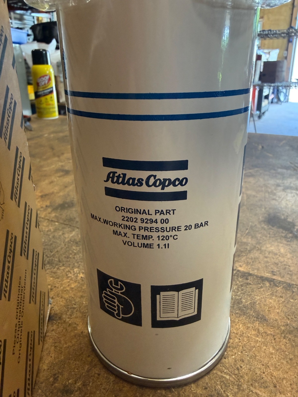 Atlas Copco 2202-9294-00 Spin-Off Separator Filter 2202-9294-50 (NEW)