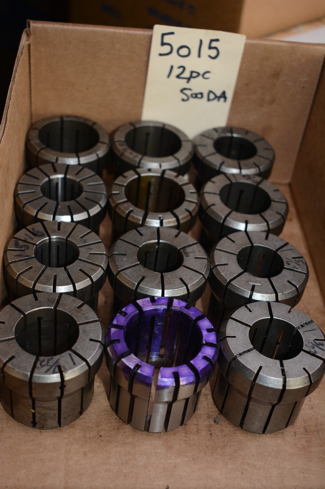 KENNEMETAL / ERICKSON 500DA Collet Lot 12pc