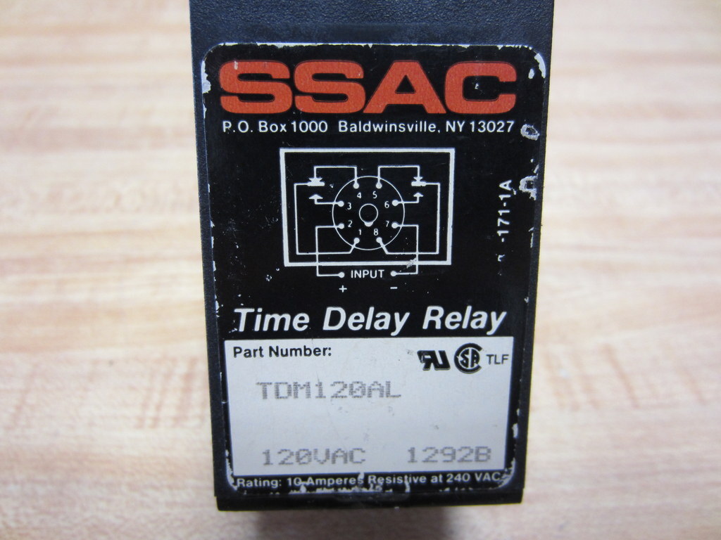 ABB TDM120AL Entrelec SSAC Relay