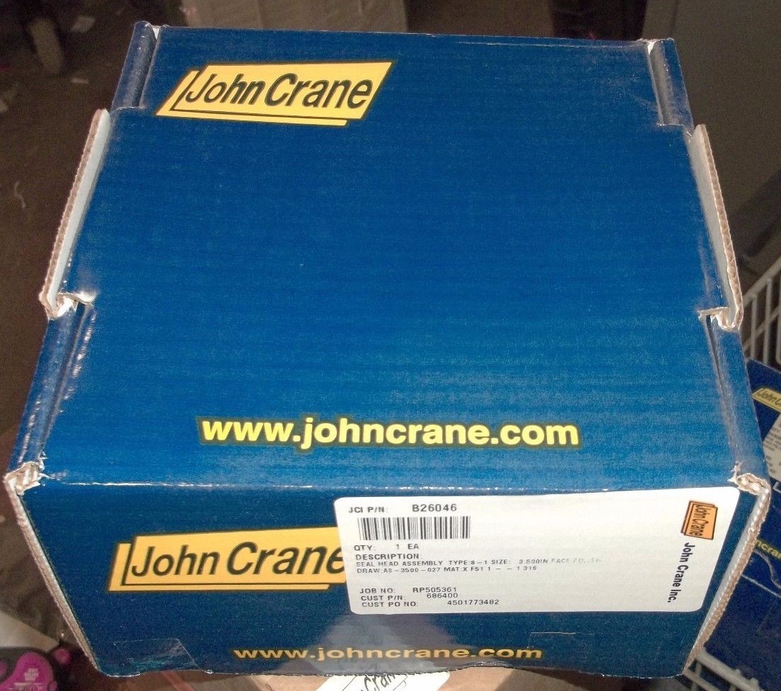 JOHN CRANE B26046 SEAL HEAD ASSEMBLY 8-1 3.50″ A8-3500-027 X F51 1- -1 316 (LL4)