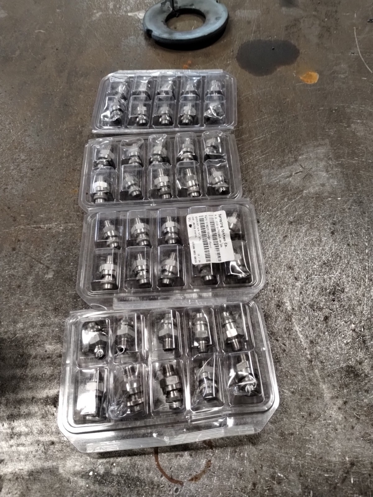 Pack Of 10 Spraying Systems BSPT H1/4U-SS5040 Stainless Spray Nozzle 1/4in Npt