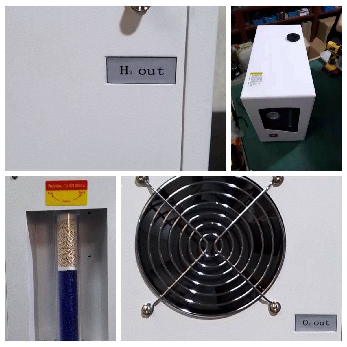 High Purity Hydrogen Gas Generator Gas Water Generator Conversion Kit H2 0-300ml