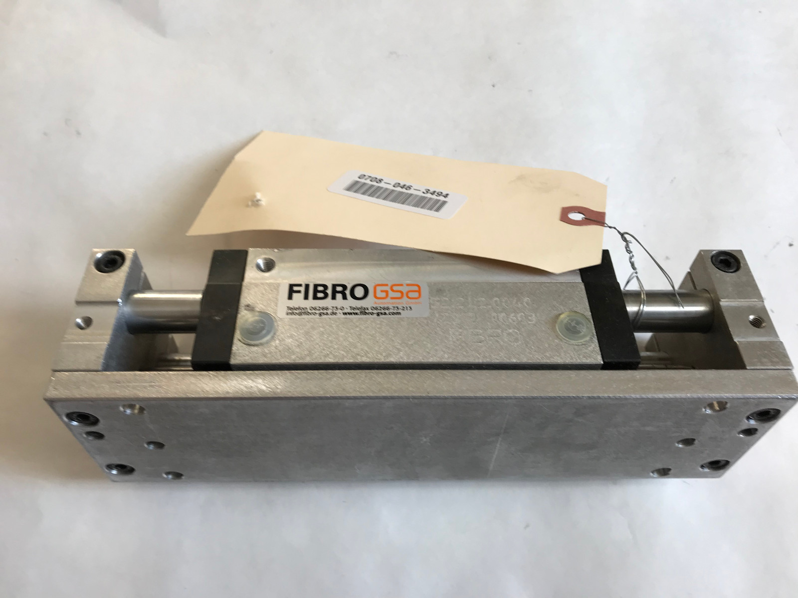 NEW FIBRO GSA 52.21.2.0040 72370 00603 PNEUMATIC GRIPPER CYLINDER,SD