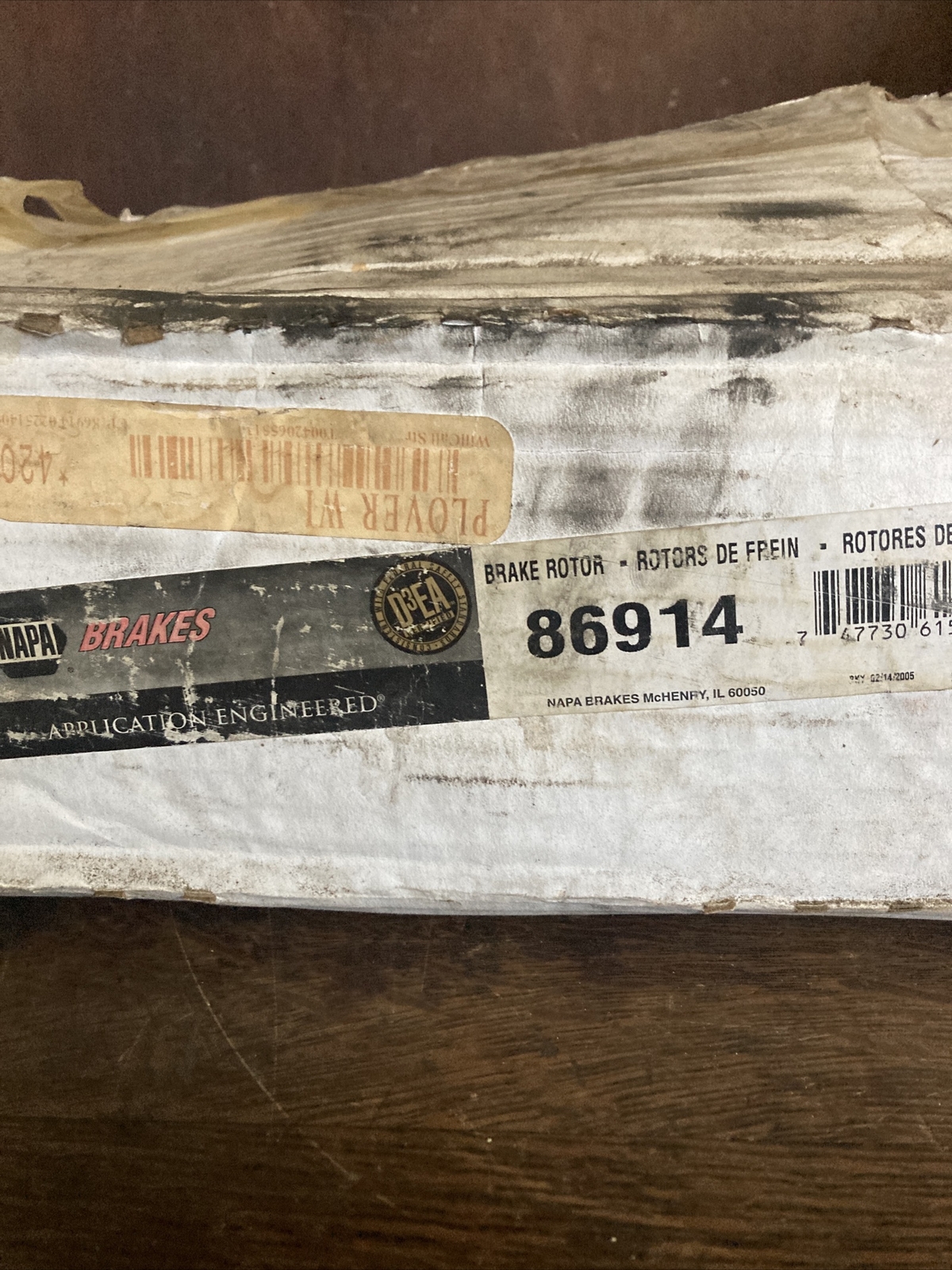 NOS Napa 86914 Ultra Premium Disc Brake Rotor