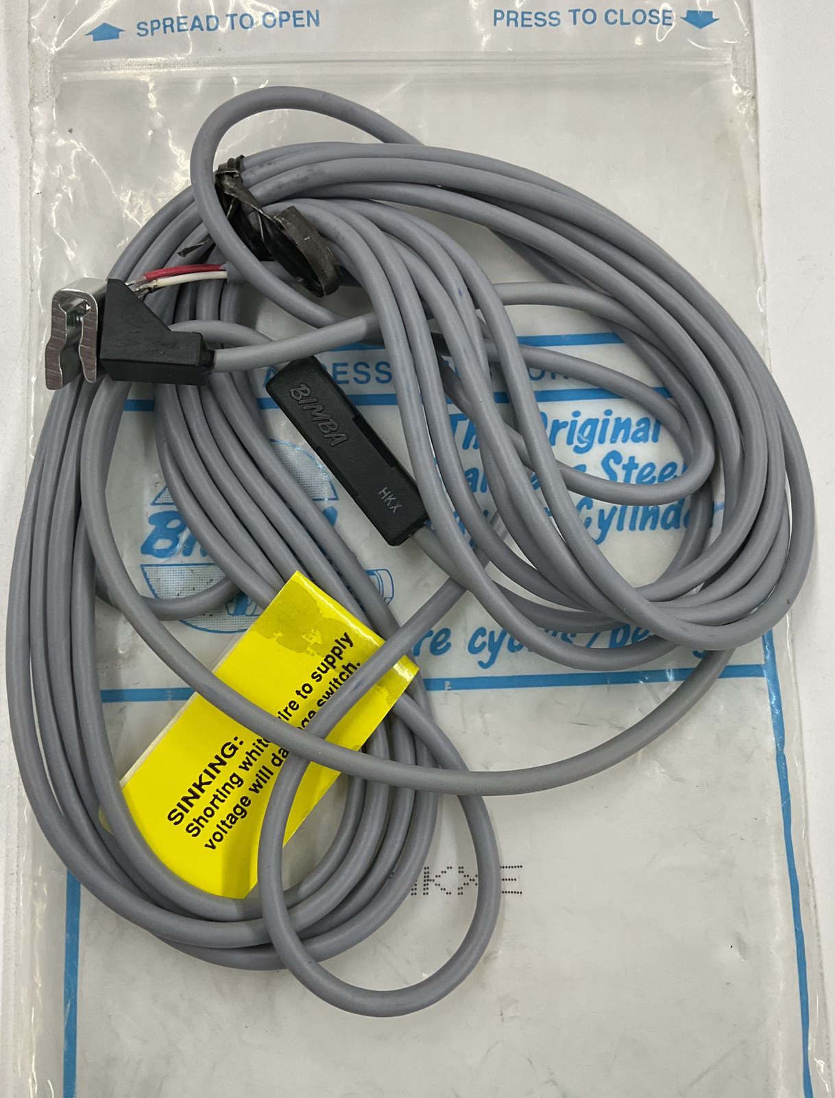 Bimba HKXE New Hall Effect Switch for Square Flat-1, Pig Tail Leads (CL277)
