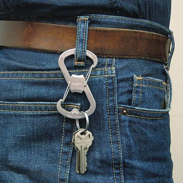 Nite Ize Sbo-03-11 S-Biner Key Clip, Silver, Stainless Steel, Key Holder,