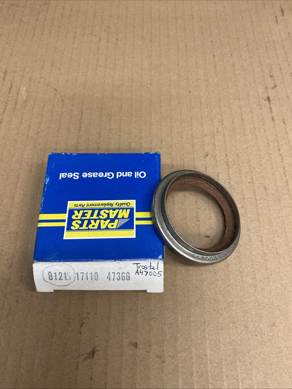 Trostel A47005 Wheel Seal In Parts Master 8121S Box 62-72 Mopar, Fargo Tap Desc