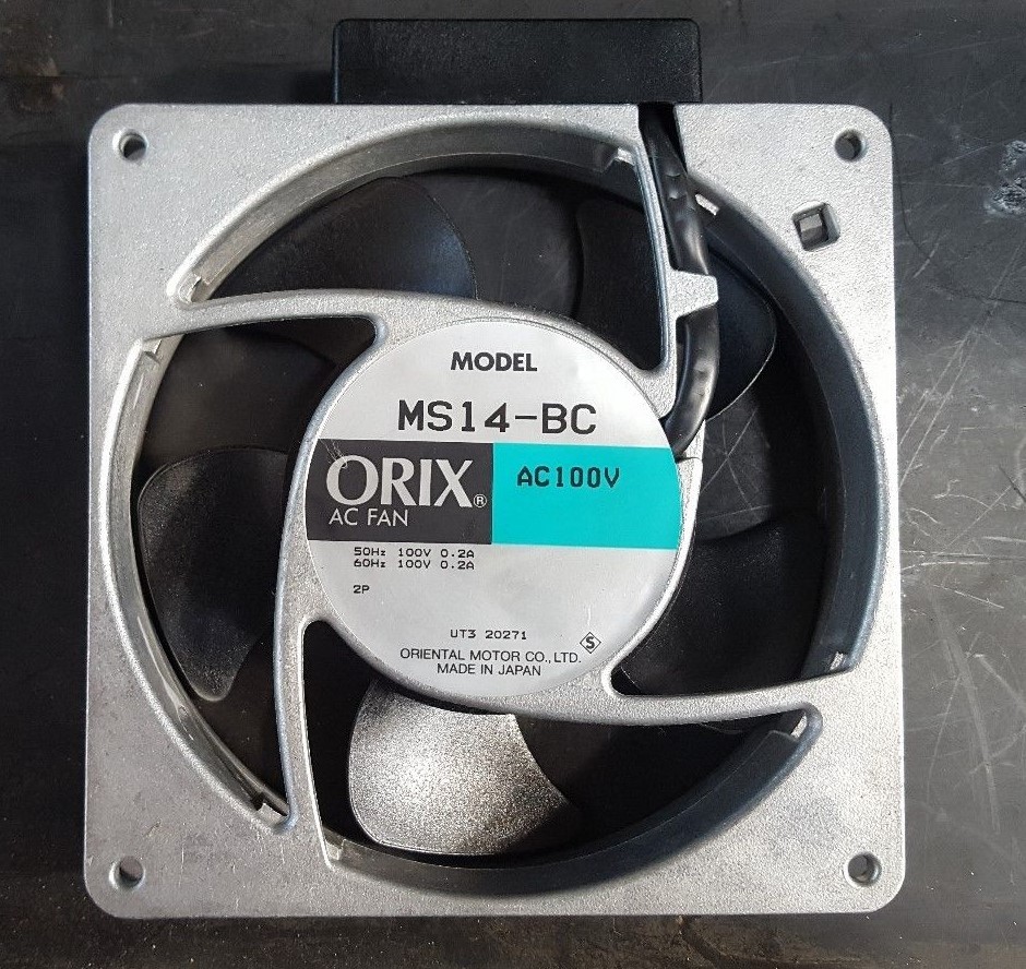 ORIX MS14-BC AC100V FAN ORIENTAL MOTOR (R5S2.1b2)