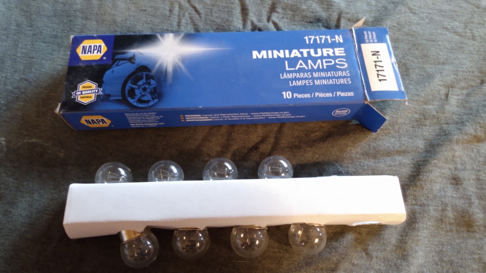 Napa 17171-N Miniature Lamps – box with 8