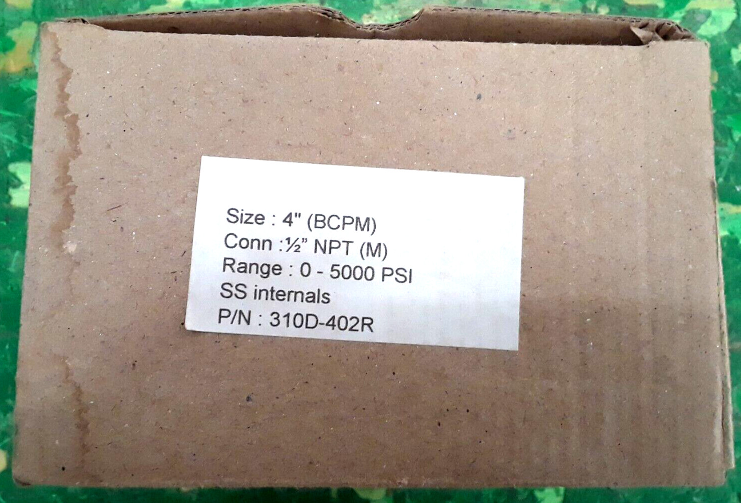 🟠NOV 5000# FT LBS TORQUE GAUGE 310D-402R PESSCO IS OFFERING 1 C022723-7-18 🗽