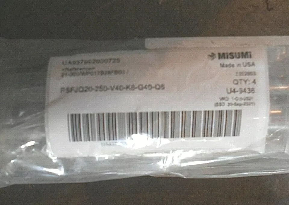 MiSUMi Linear Shaft Solid Both Ends Grooved PSFJQ20-250-V40-K6-G40-Q6