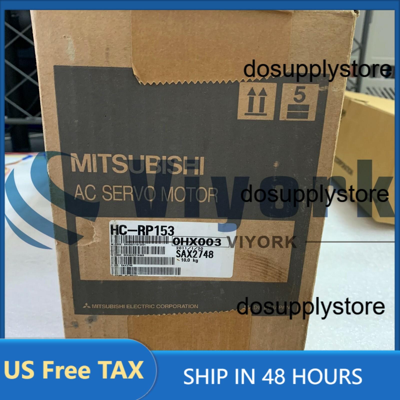 Mitsubishi HC-RP153 AC SERVO MOTOR SRVMTR 1.5KW 3000RPM NEW