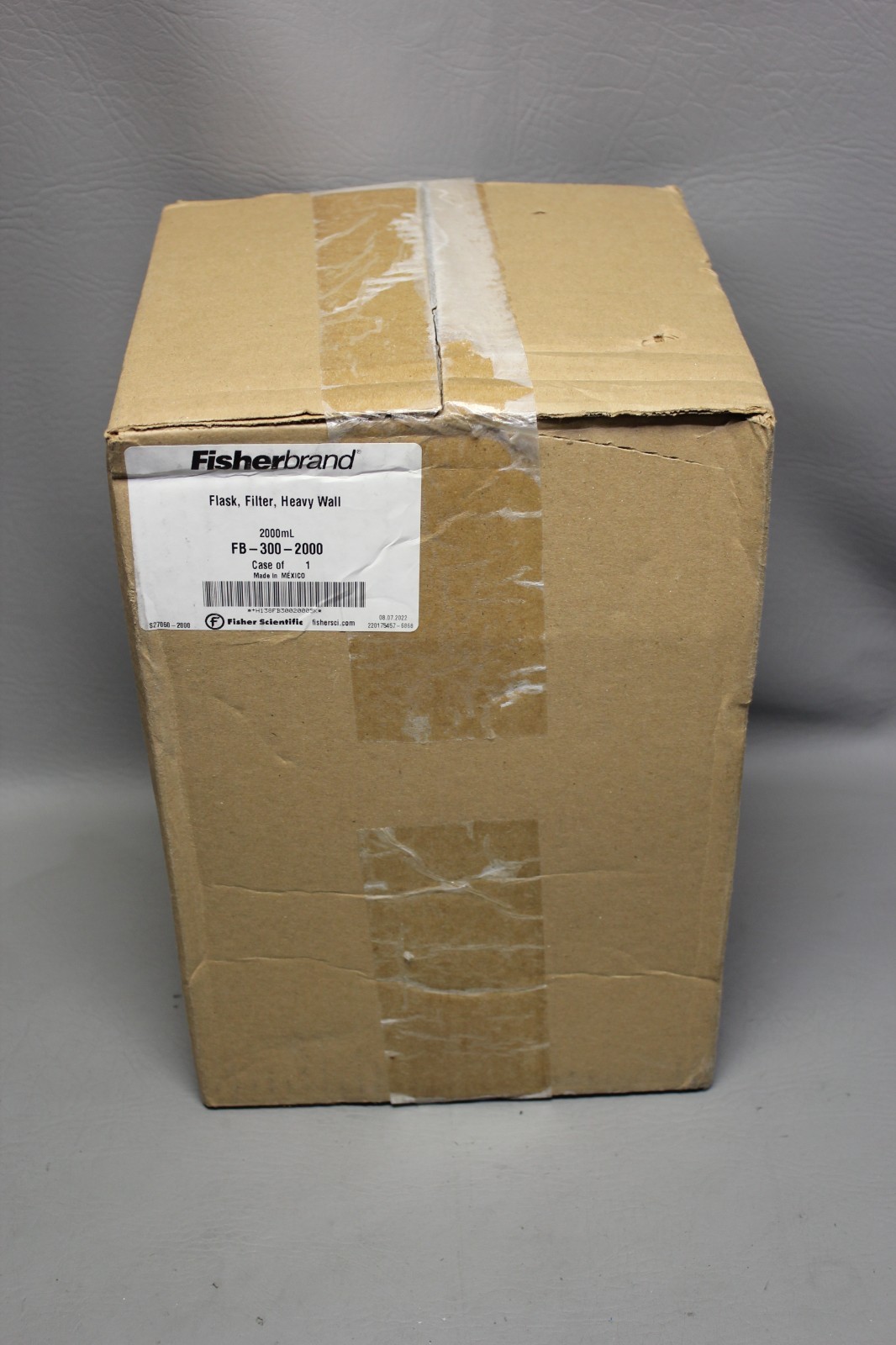 NEW FISHERBRAND 2000mL GLASS HEAVY WALL FILTER FLASK FB-300-2000