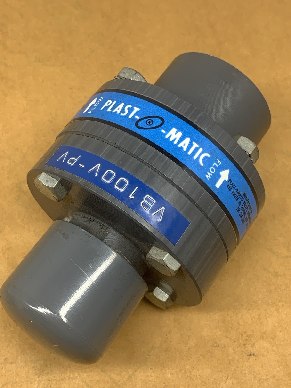PLAST-O-MATIC VB100V-PV VACUUM BREAKER 1″ **NEW**