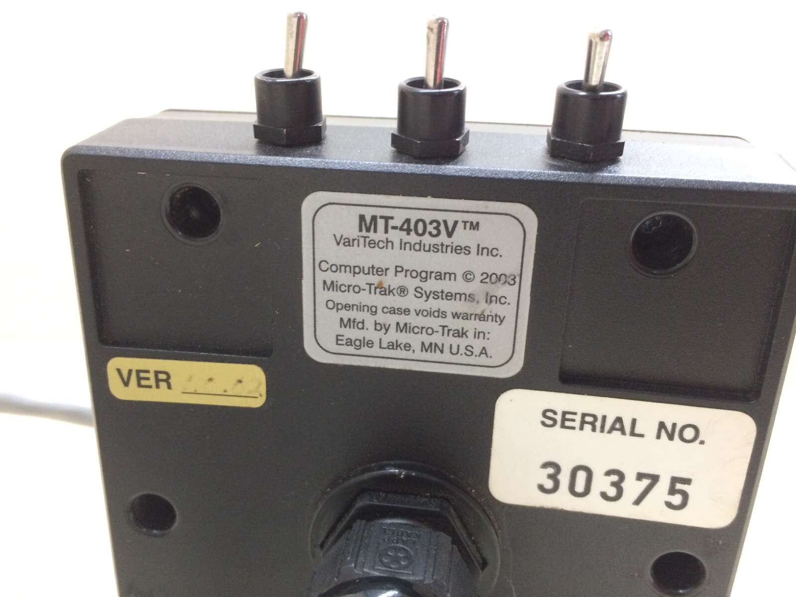 Varitech Micro-Trak MT-403V Electronic Control System Rate Controller