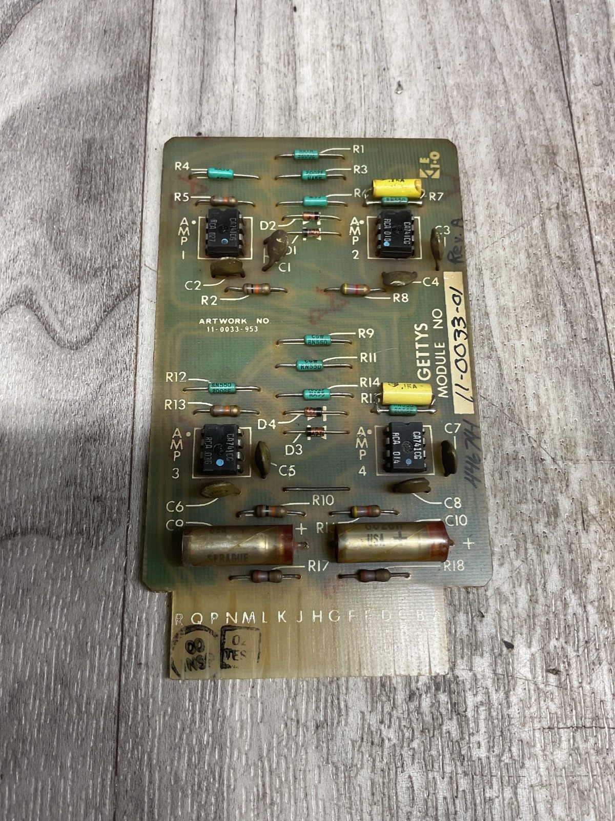 GETTYS 11-0033-102 Computer Curcuit Board #4092B46
