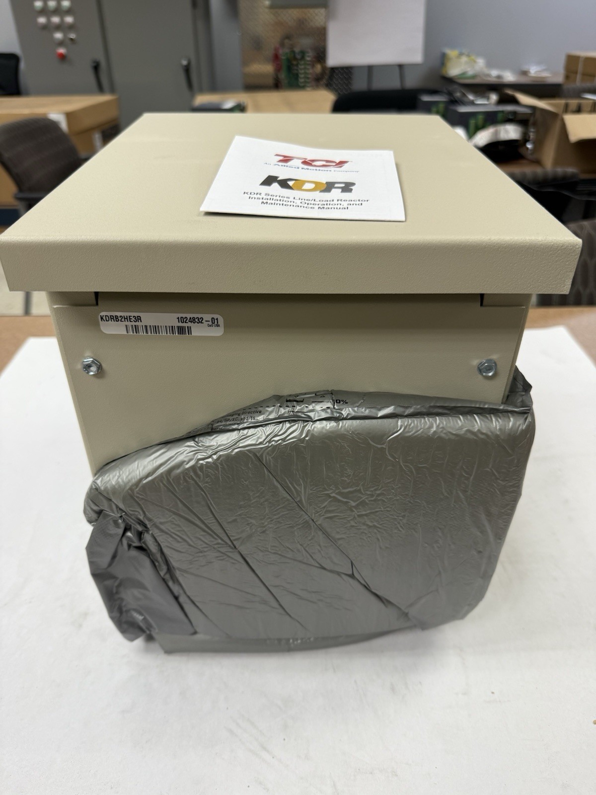 KDRB2HE3R TCI Line reactor 3PH, 480V, 27A, 15HP, 5%, NEMA 3R ENCLOSURE