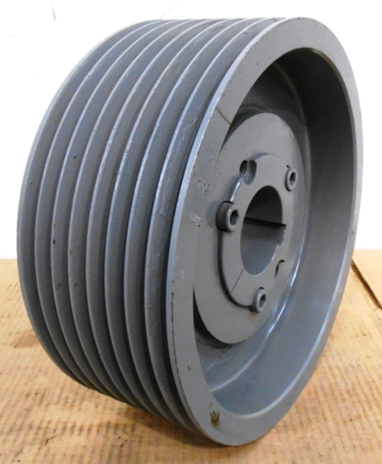 UNKNOWN BRAND PULLEY SHEAVE 8 GROOVE 8-5V15.0, 15″ OD X 5 1/8″ ID X 5 7/8″ WIDE