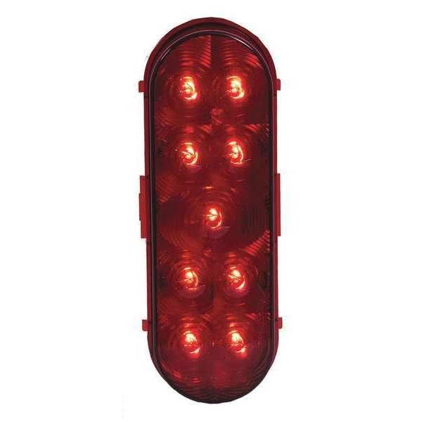 Maxxima M63322r Stop/Tail/Turn Light, Red, 6-13/32″L, Oval