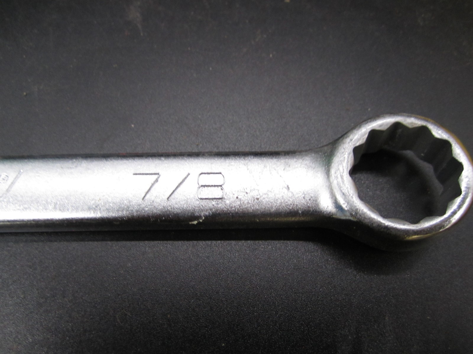 Wright Grip 1127 7/8” Open End Wrench satin finish Used Free Shipping