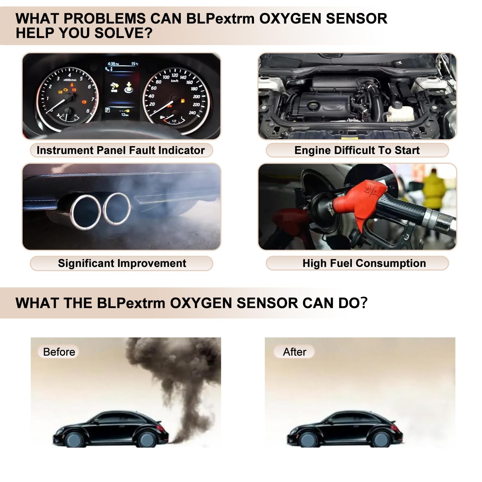 Oxygen O2 Sensor Fits for Can-Am Maverick X3 R Turbo 1000 1000R Max/Trail…