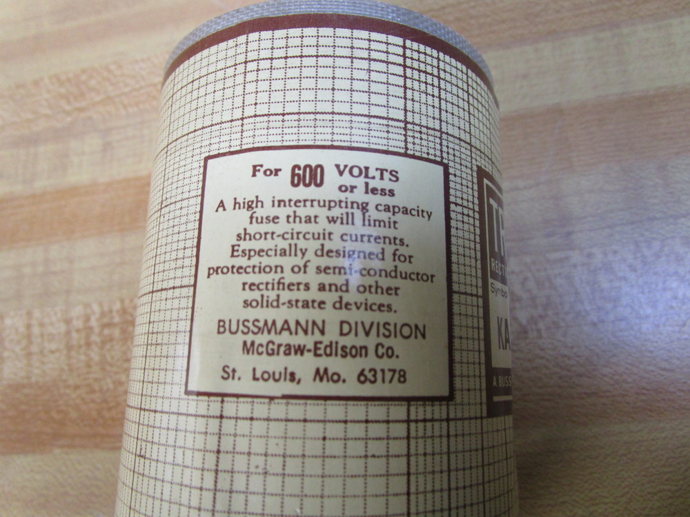 Bussmann KAC800 High Speed Semiconductor Fuse Buss Tested