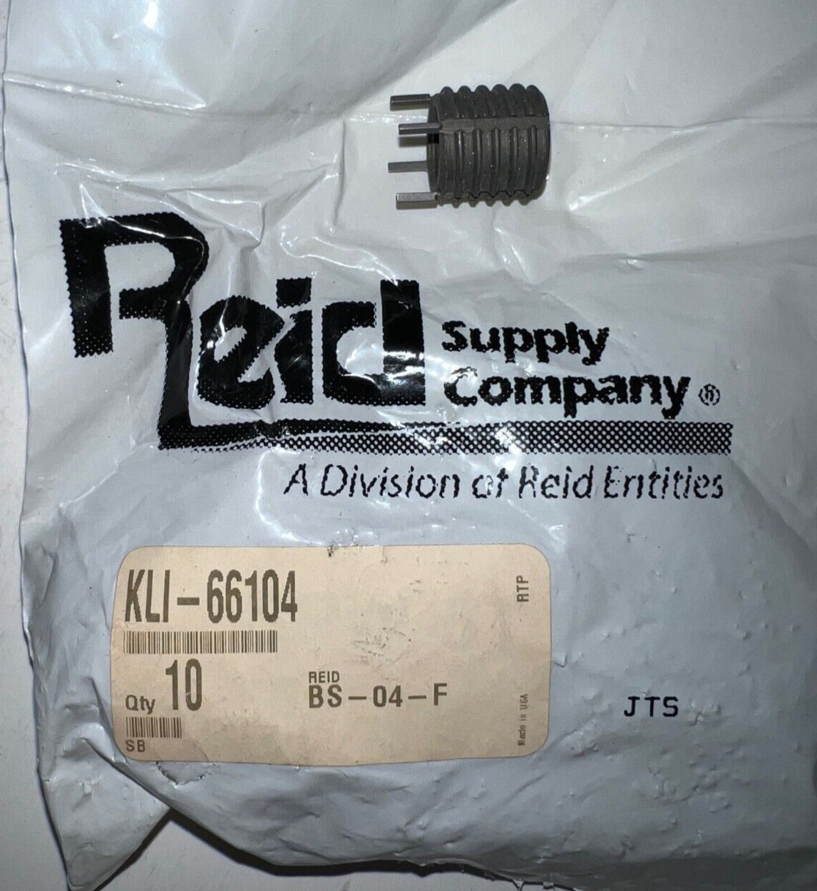 REID KEYLOCKING THREAD INSERT KLI-66104 3/8″-24 INTERNAL THREAD LOT OF 10**