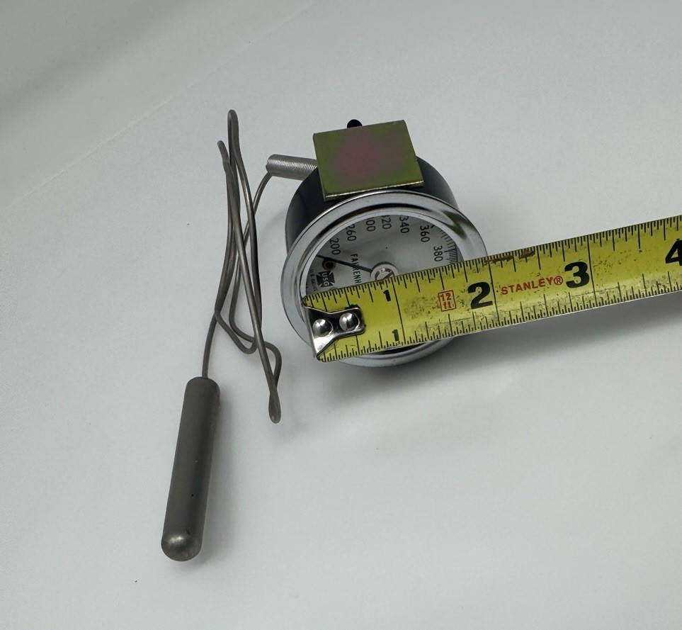 USG Temperature Gauge 200 – 450 Fahrenheit 618-6 VTG Unused 26153 U.S. Gauge