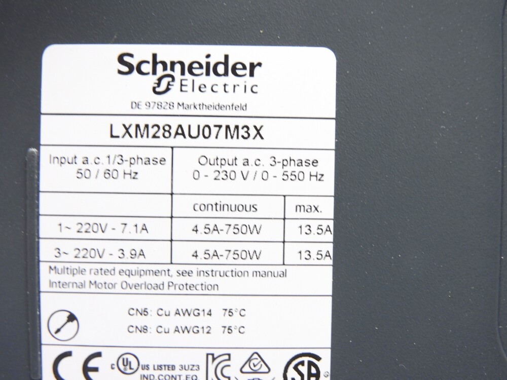 SCHNEIDER ELECTRIC LXM28AU07M3X NSMP
