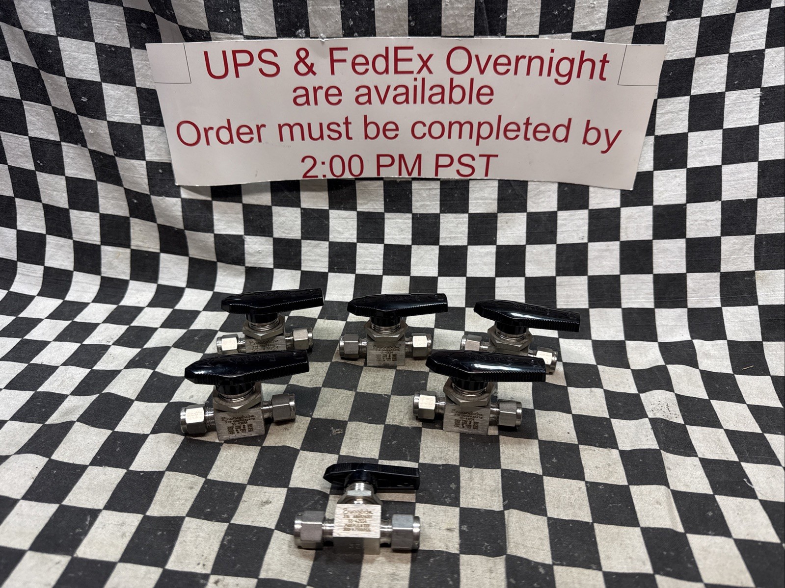 SWAGELOK Ball Valve 1/4″”, SS-43GS4 & SS-42GS4, LOT OF 6, SHIPSAMEDAY#1550P2