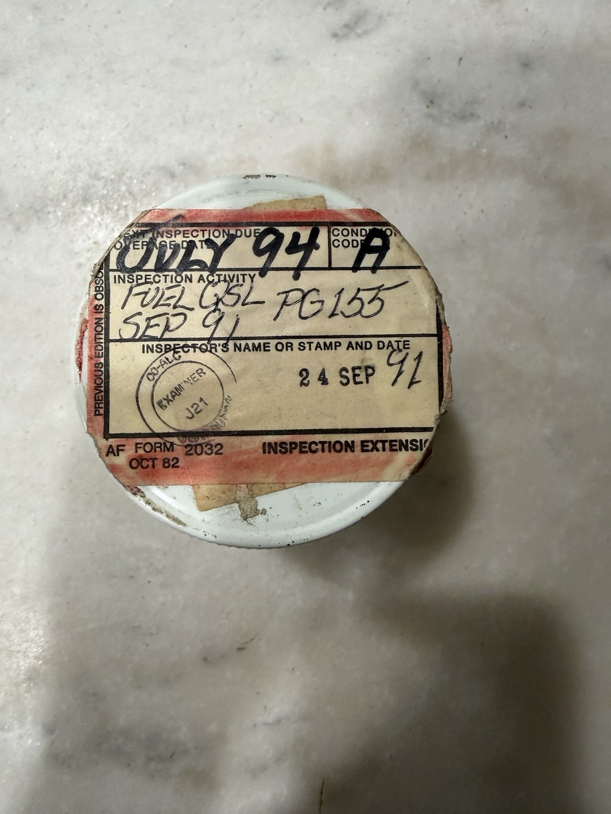 Halocarbon Grease Gen’l Purpose Model 25-5S NSN 9350-00-754-2760 1 lb