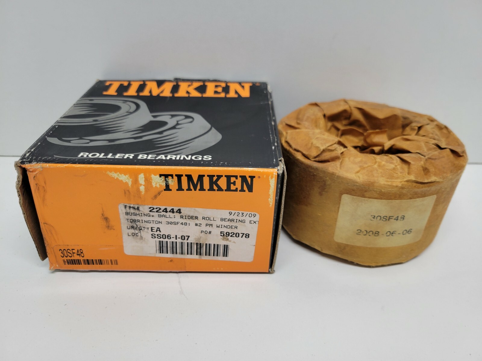 NEW OLD STOCK! TIMKEN RIDER ROLL BEARING BALL BUSHING 30SF48
