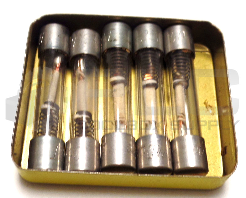 LOT OF 3 5-PACKS NEW BUSSMANN MDL 2/10 FUSETRON FUSES (15 FUSES) MDL-2/10