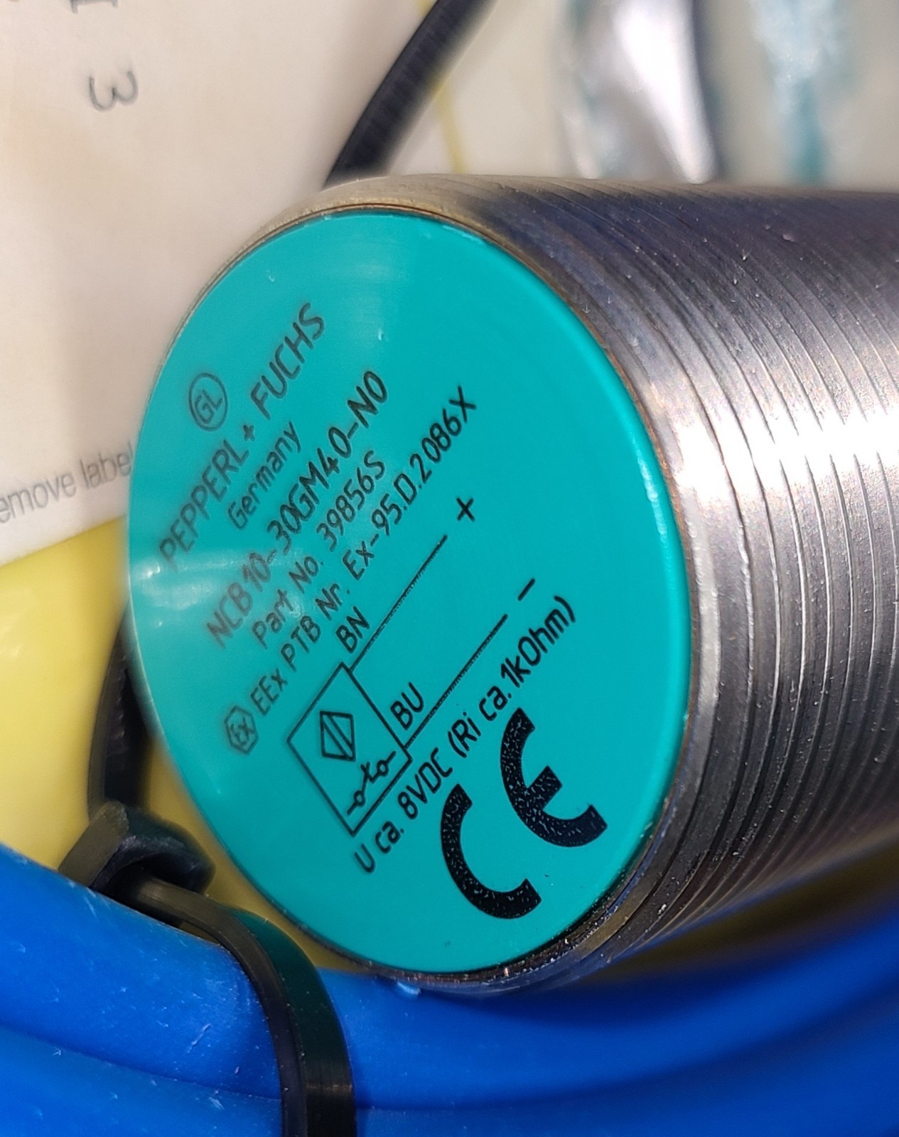 Pepperl+Fuchs NCB10-30GM40-NO Inductive sensor w/ BF30 Mount