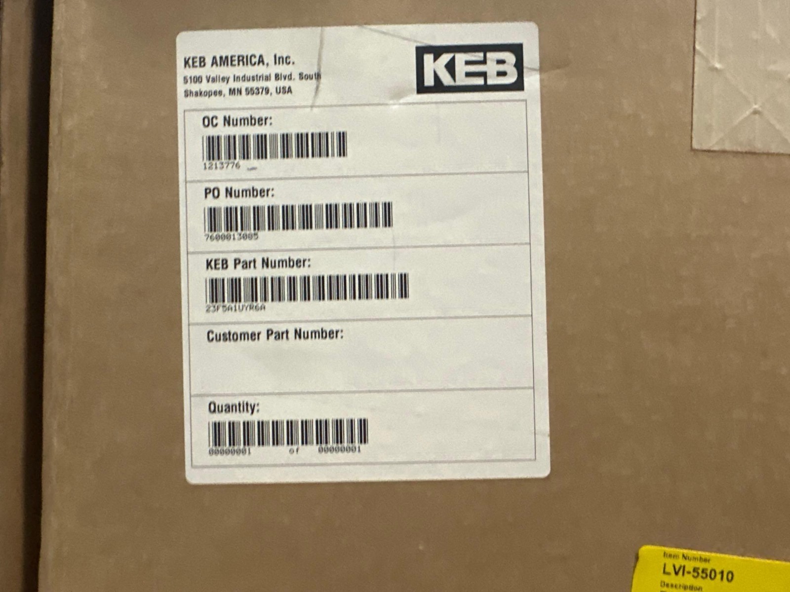 Keb #23F5A1U-YR6A