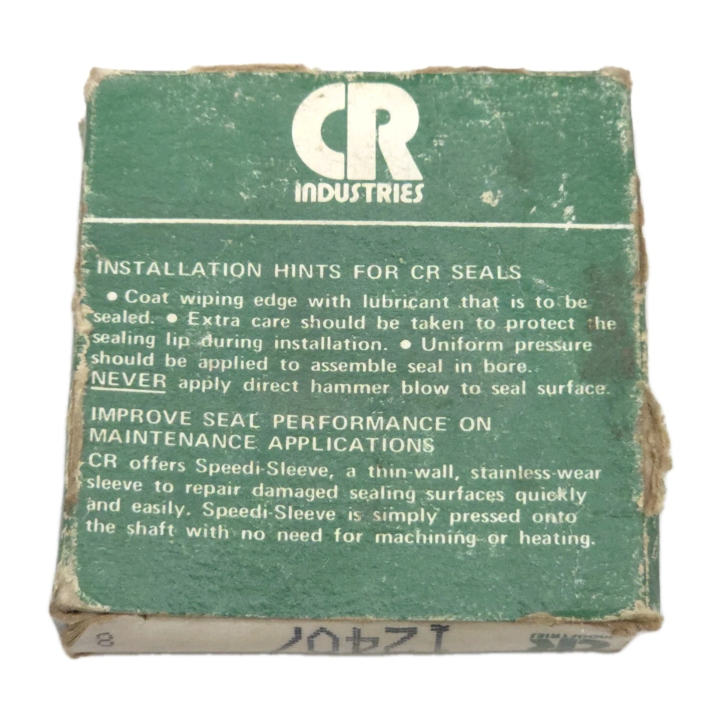 CR Industries 12407 Oil Seal NOS Brand New Open Box Automotive Industrial USA
