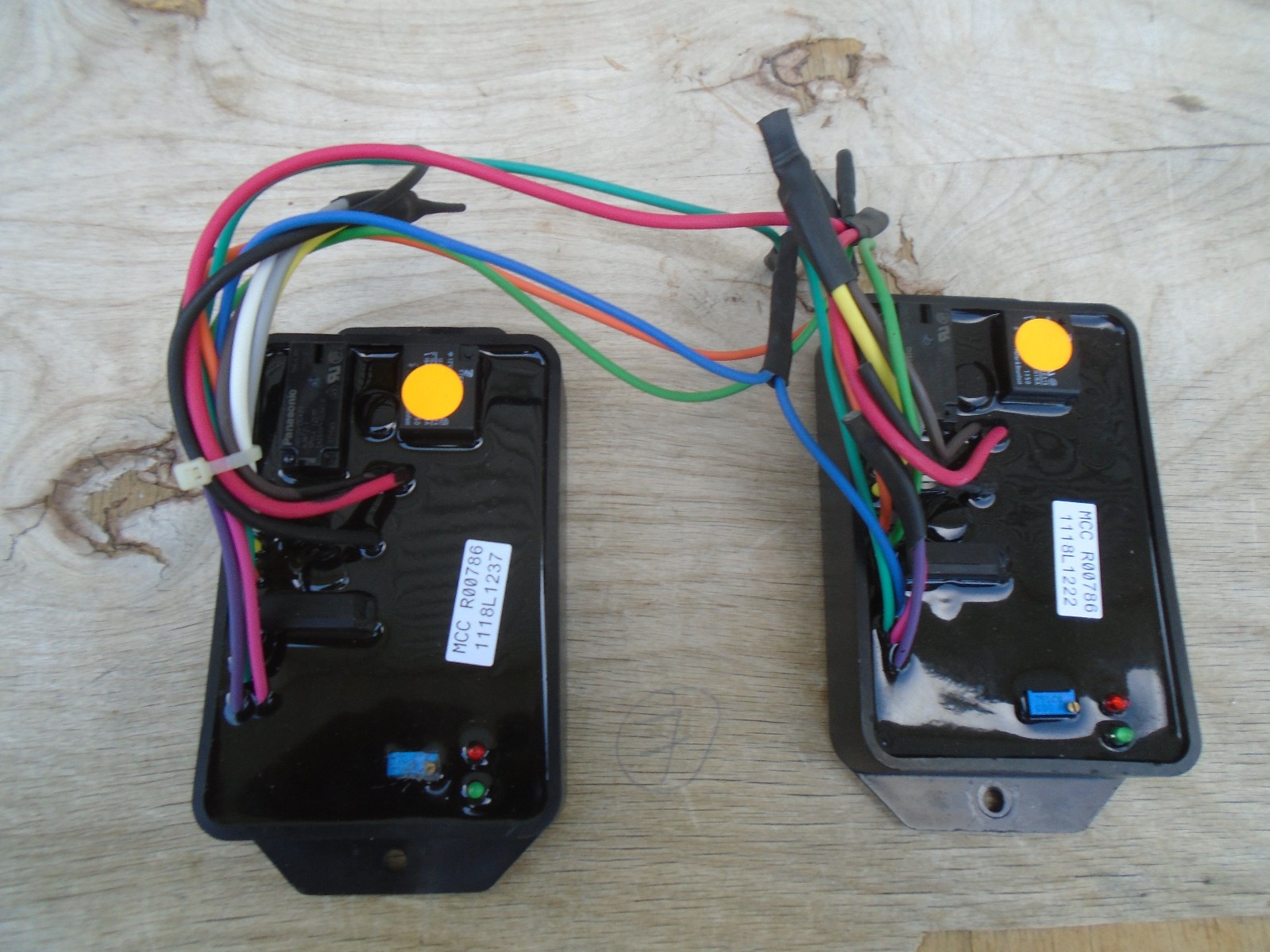 2x R.O.M. Corporation Power Door Control Module MCC Fire Truck R00786