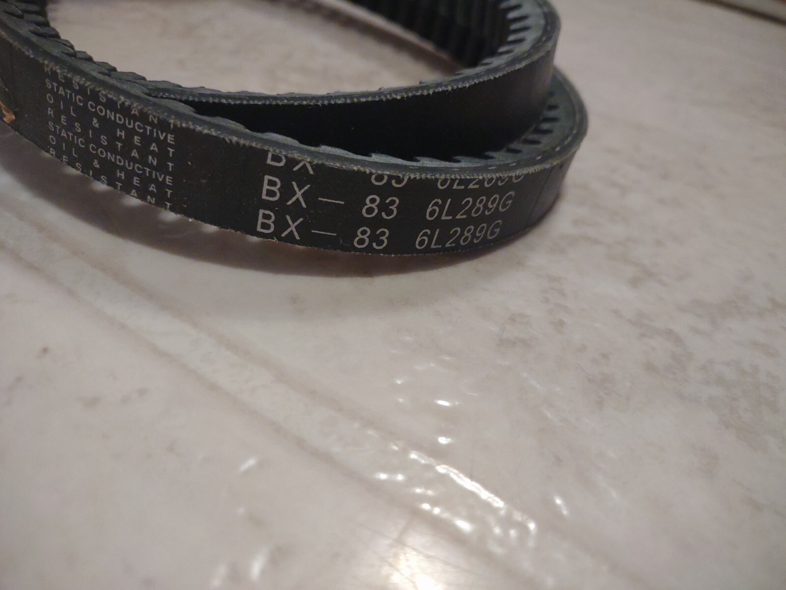 Dayton 6L289G Cogged V-Belt 1 Rib BX83
