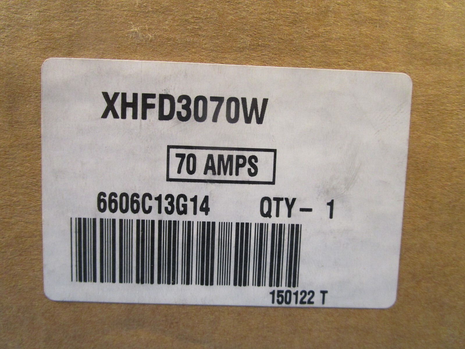 Eaton XHFD3070W, Molded Case Breakers (MCCBs) HFD 3P 70A 50/60Hz 3Ph