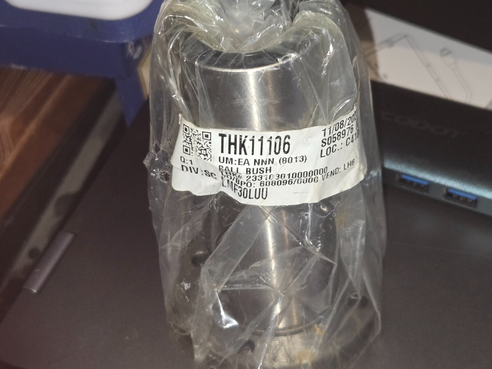 THK LMF30LUU Flanged Linear Ball Bearing Bushing NEW