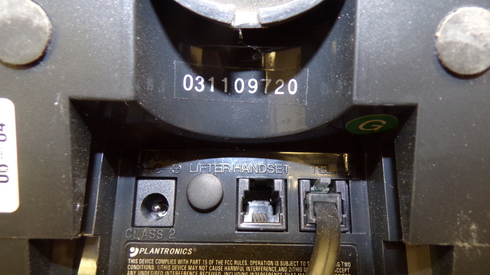 Plantronics Model CA10 Wireless Headset Receiver 2003554 031109720
